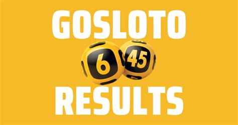 gosloto 6/45 result|gosloto 6 45 results today.